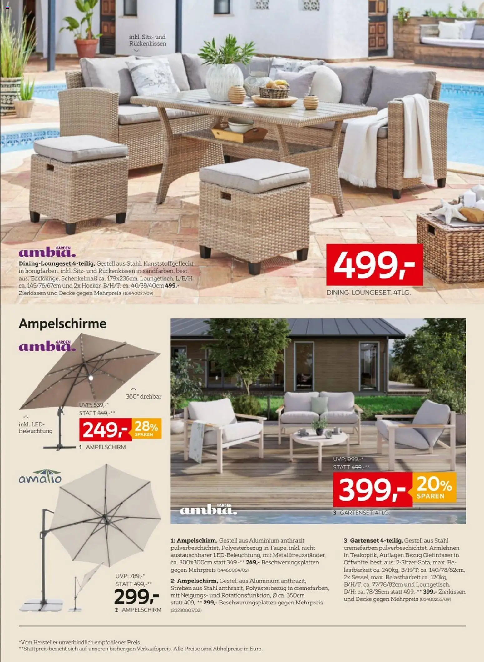 XXXLutz Gartenmöbel gültig ab 28.04.2026 | Seite: 4 | Produkte: Decke