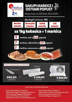 Medius katalog - pregled Medius kataloga - važi od 07.10.2025 | Strana: 3 | Proizvode: Nož, Kobasica, Roštilj