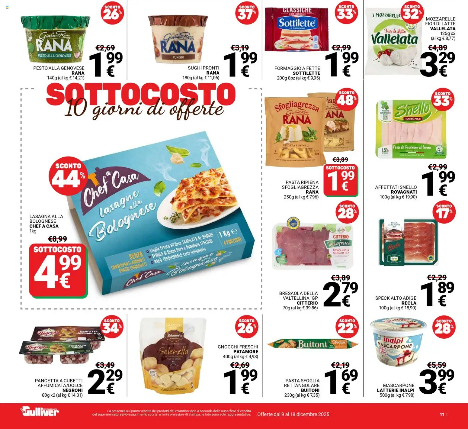 Volantino Gulliver del 09.12.2025 | Pagina: 11