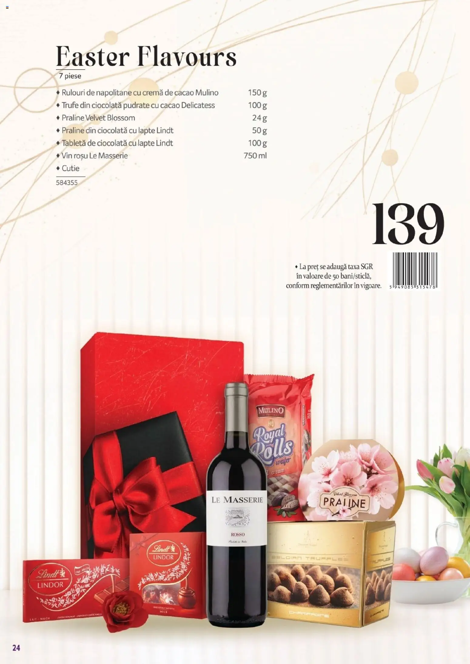 Noul catalog Selgros – valabil de la 13.03.2026 | Pagină: 24 | Produse: Cutie, Napolitane, Cremă, Vin