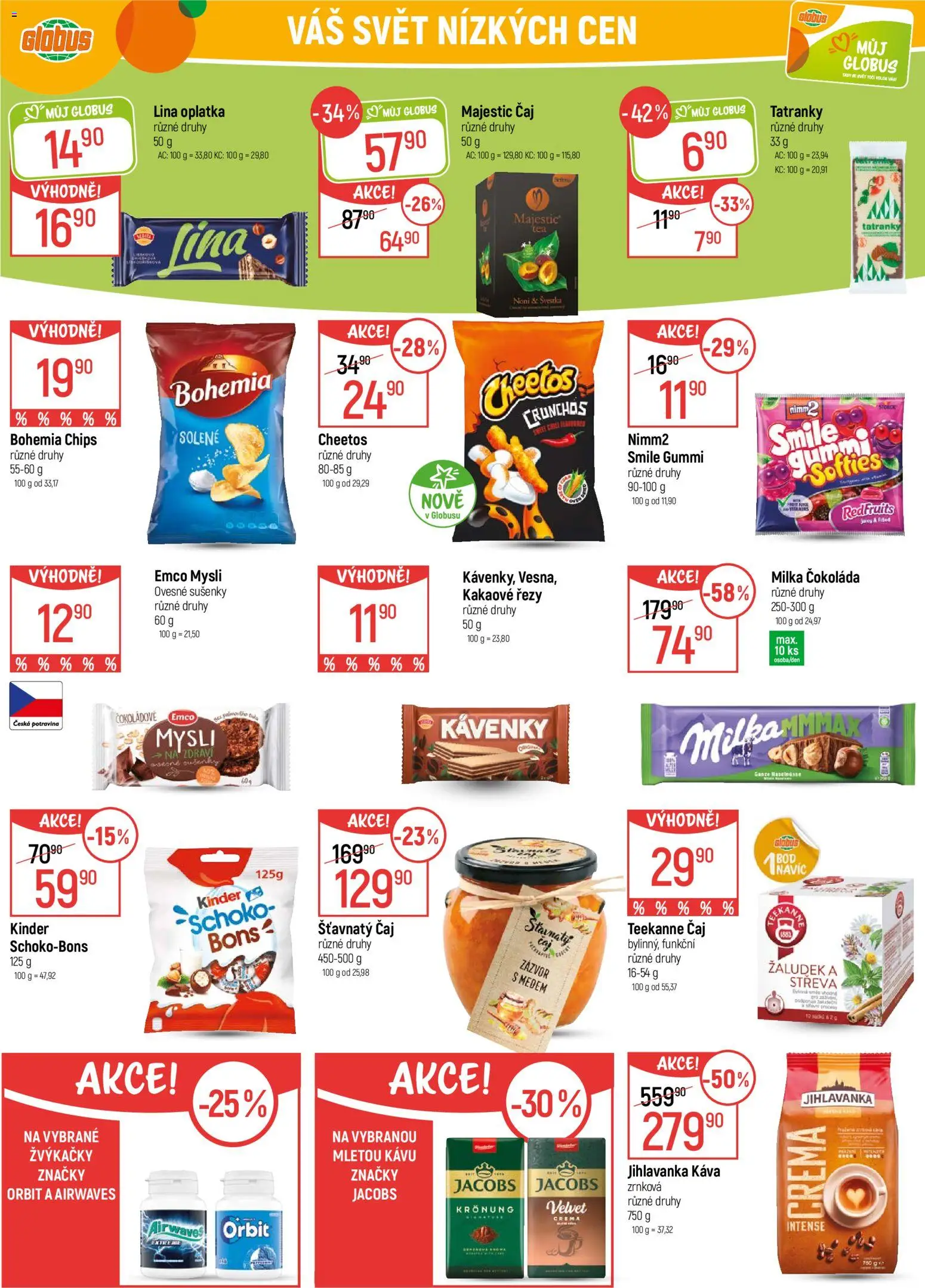 Globus leták - Opava od 18.03.2026 | Strana: 27 | Produkty: Emco Mysli, Globus, Milka, Crema