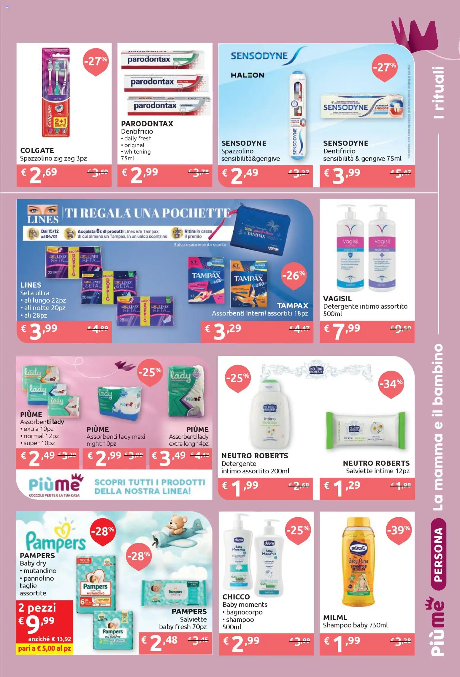 Volantino IperSoap del 15.12.2025 | Pagina: 15 | Prodotti: Shampoo, Spazzolino, Detergente, Tè