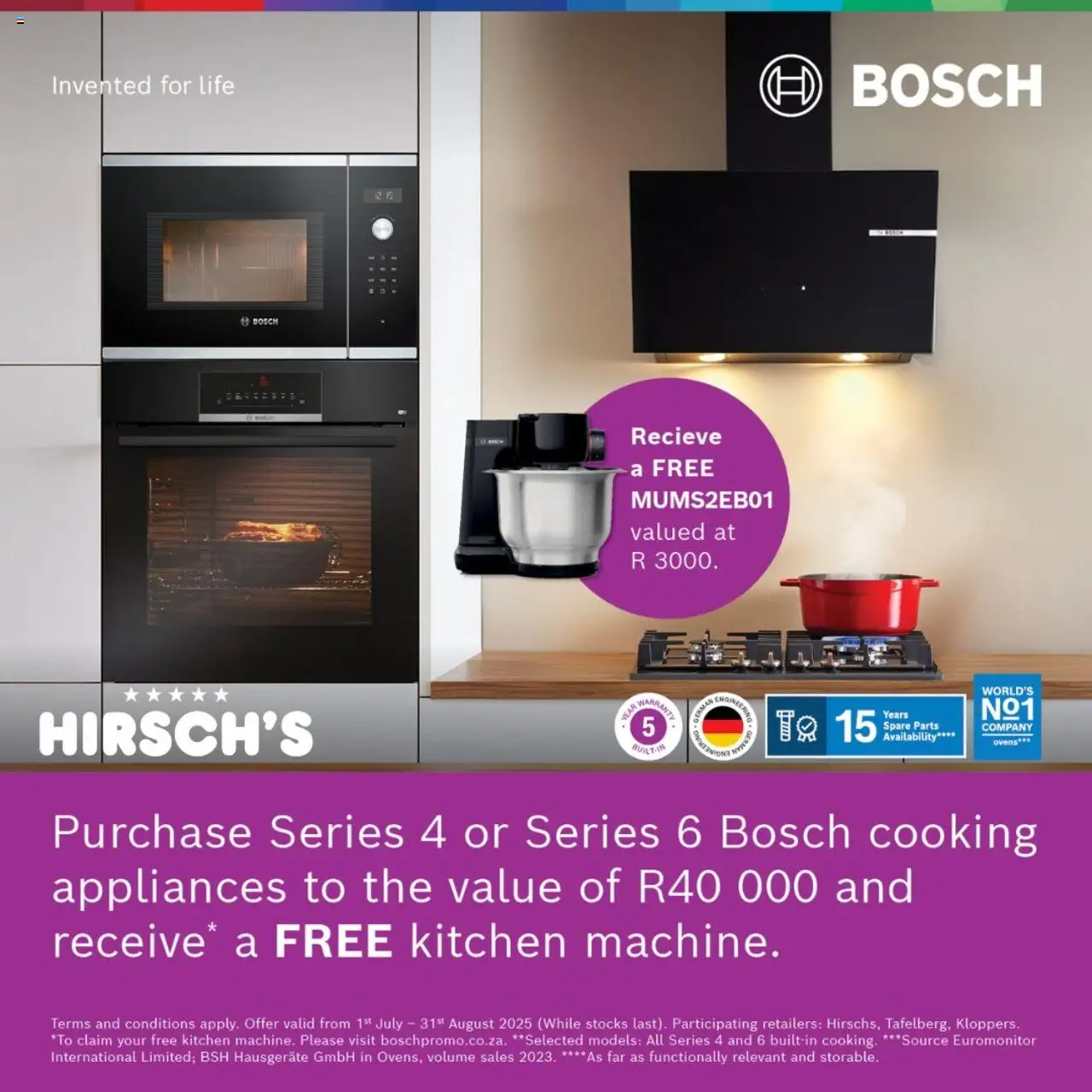 Hirsch's Cook up a storm with Bosch! │ valid from 01.07.2025 | Page: 1