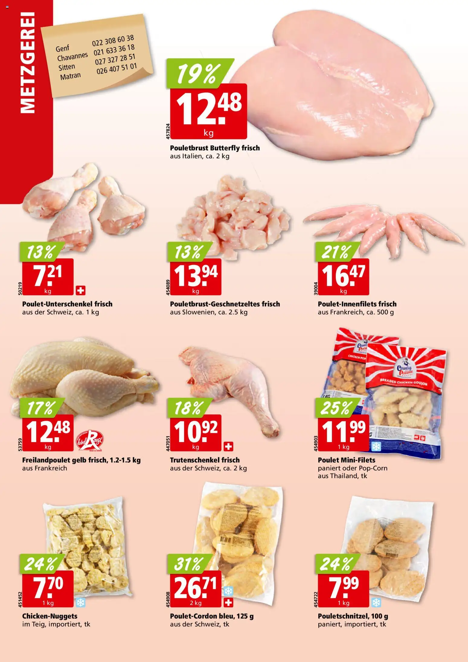 Aligro Aktionen – gültig ab 01.12.2025 | Seite: 6 | Produkte: Pouletbrust