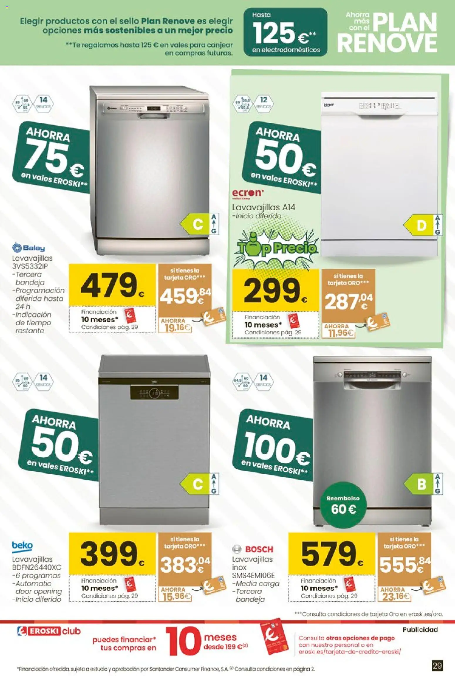 Eroski -  Qué agusto │ válido desde el 07.01.2026 | Página: 29 | Productos: Té, Lavavajillas, Bandeja