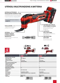 Anteprima del volantino Einhell volantino Elettroutensili  valido a partire dal 17.03.2026 | Pagina: 81 | Prodotti: Piastrelle, Scatola, Batteria, Caricabatterie