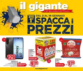Anteprima del volantino Volantino Il Gigante	 valido a partire dal 02.01.2026