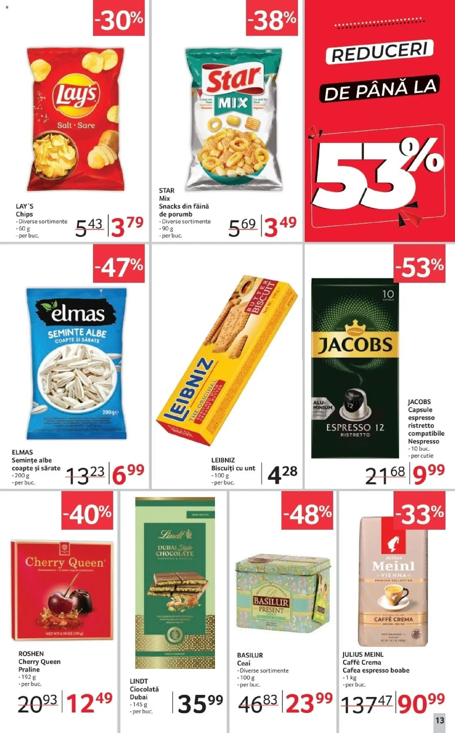 Noul catalog Selgros – valabil de la 14.11.2025 | Pagină: 13 | Produse: Cremă, Făină, Ceai, Porumb