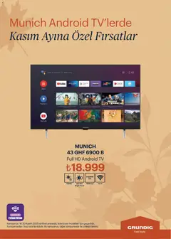 16.11.2025 tarihinden itibaren geçerli olan Arçelik kataloğu önizlemesi | Sayfa: 99 | Ürünler: TV, Televizyon, Video