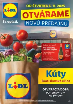 Lidl leták platný od 06.11.2025