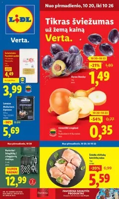 LIDL leidinys galioja nuo 20.10.2025