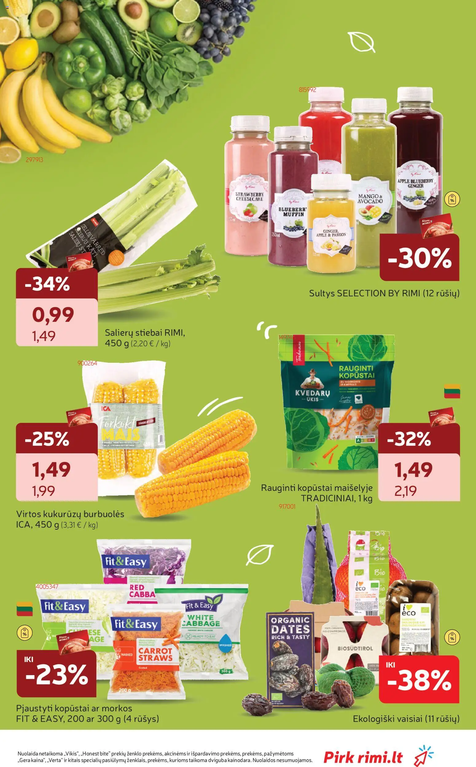 Rimi akcijos nuo 24.03.2026 | Puslapis: 7 | Prekių: Sultys, Morkos