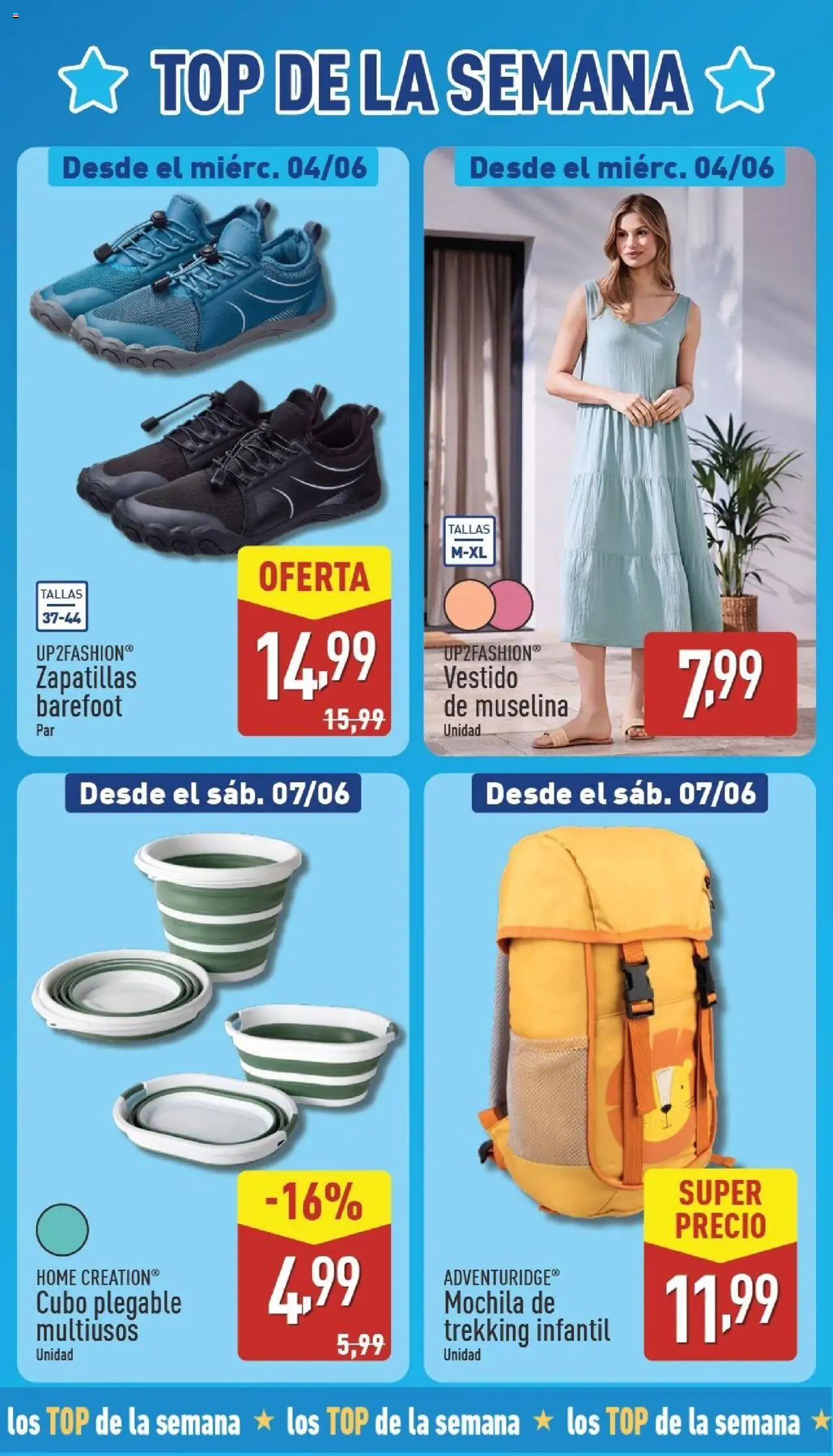 Aldi folleto Península │ válido desde el 02.06.2025 | Página: 3 | Productos: Zapatillas, Mochila
