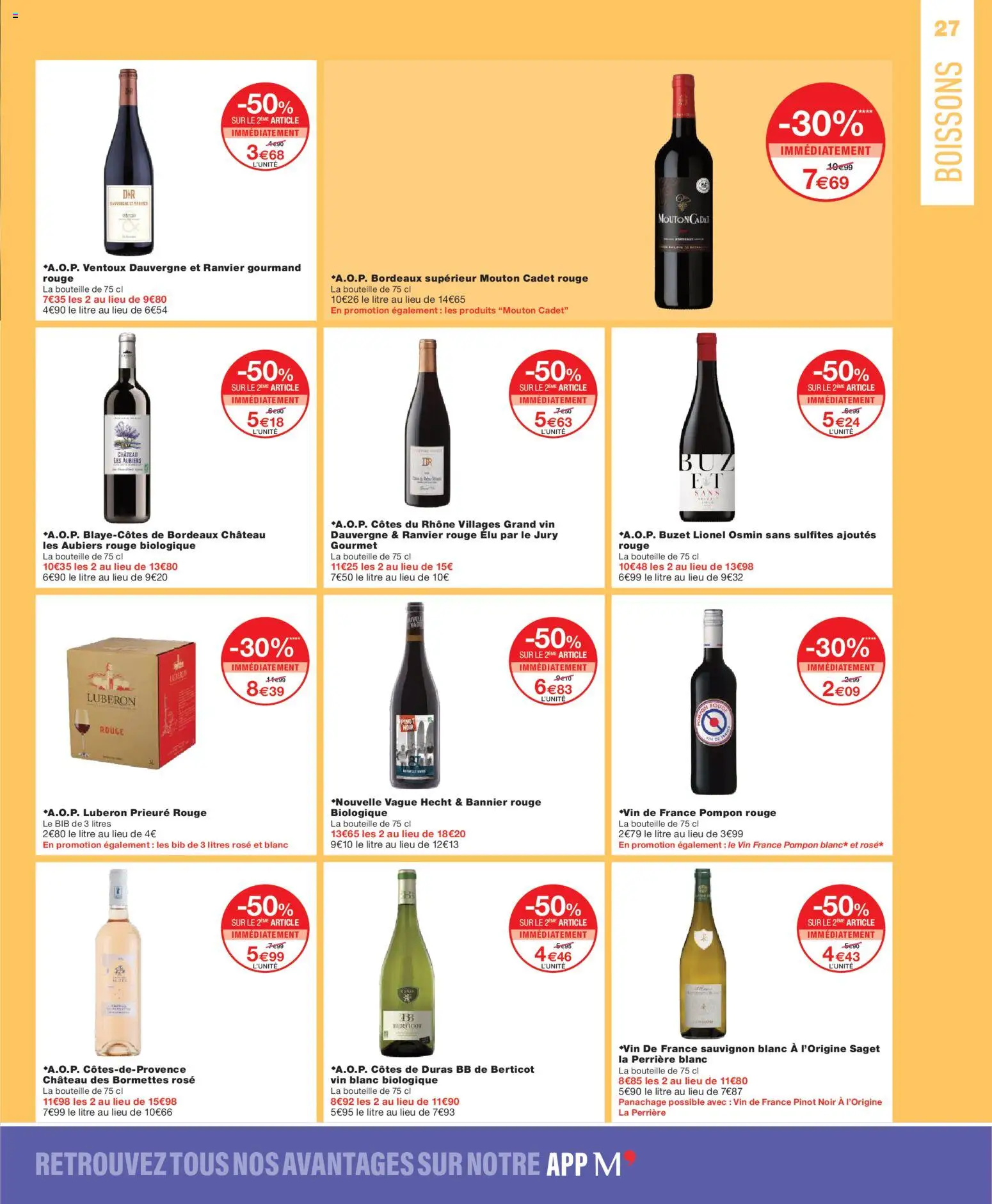 {H1} | Page: 27 | Produits: Vin