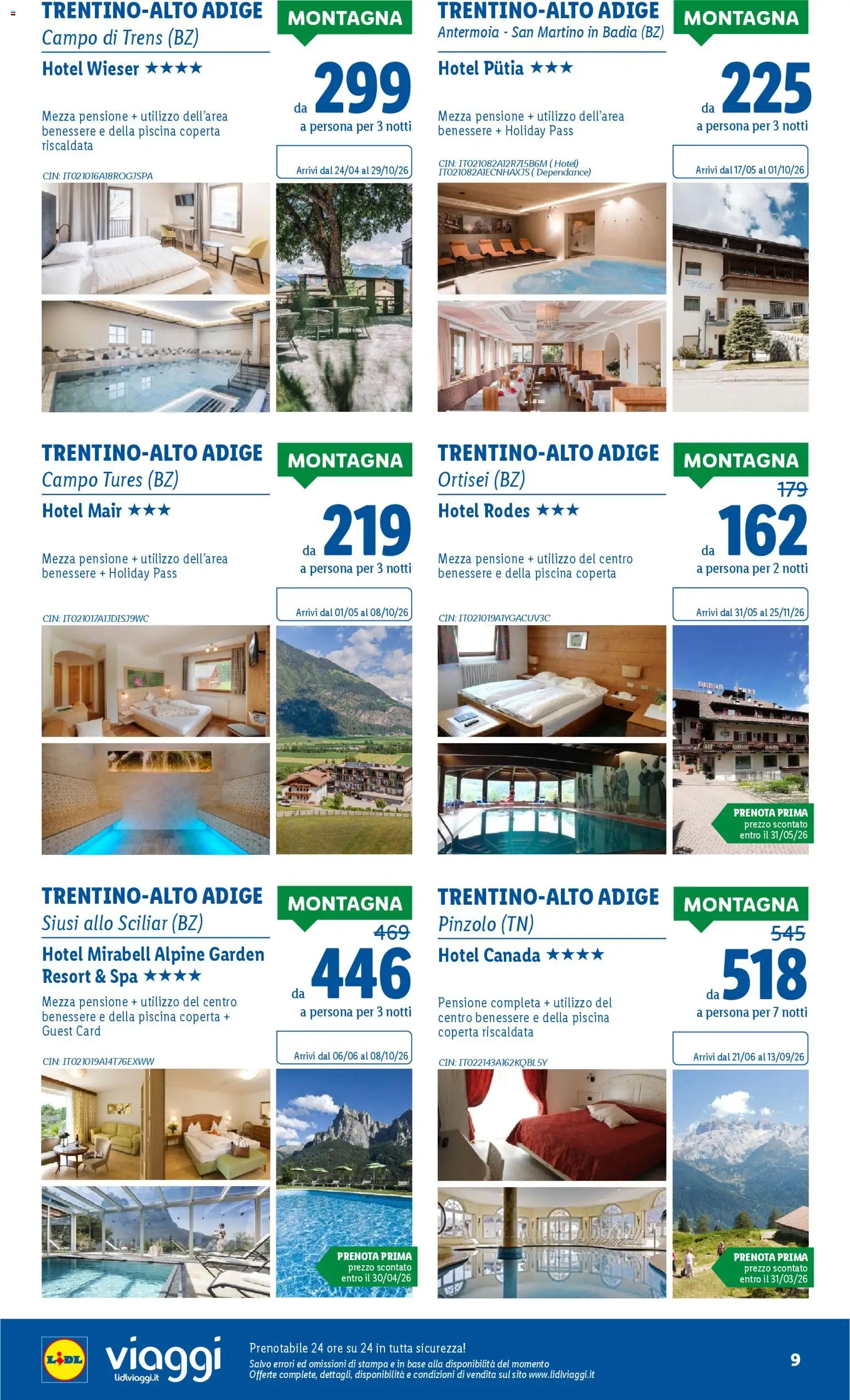 Volantino Lidl del 01.03.2026 | Pagina: 9 | Prodotti: Piscina, Stampa, Coperta