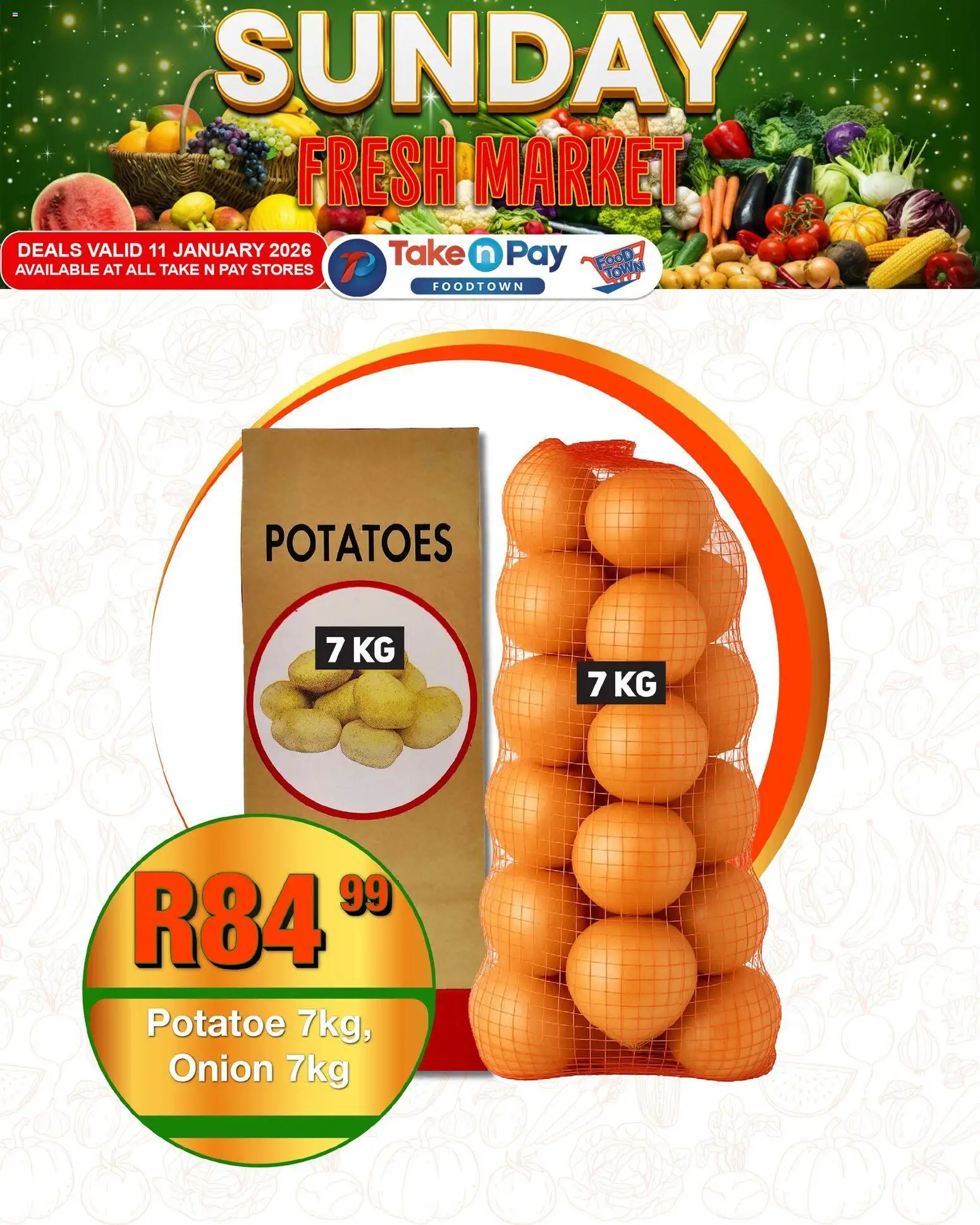 New Take n Pay catalogue – valid from 11.01.2026 | Page: 7 | Products: Potatoes