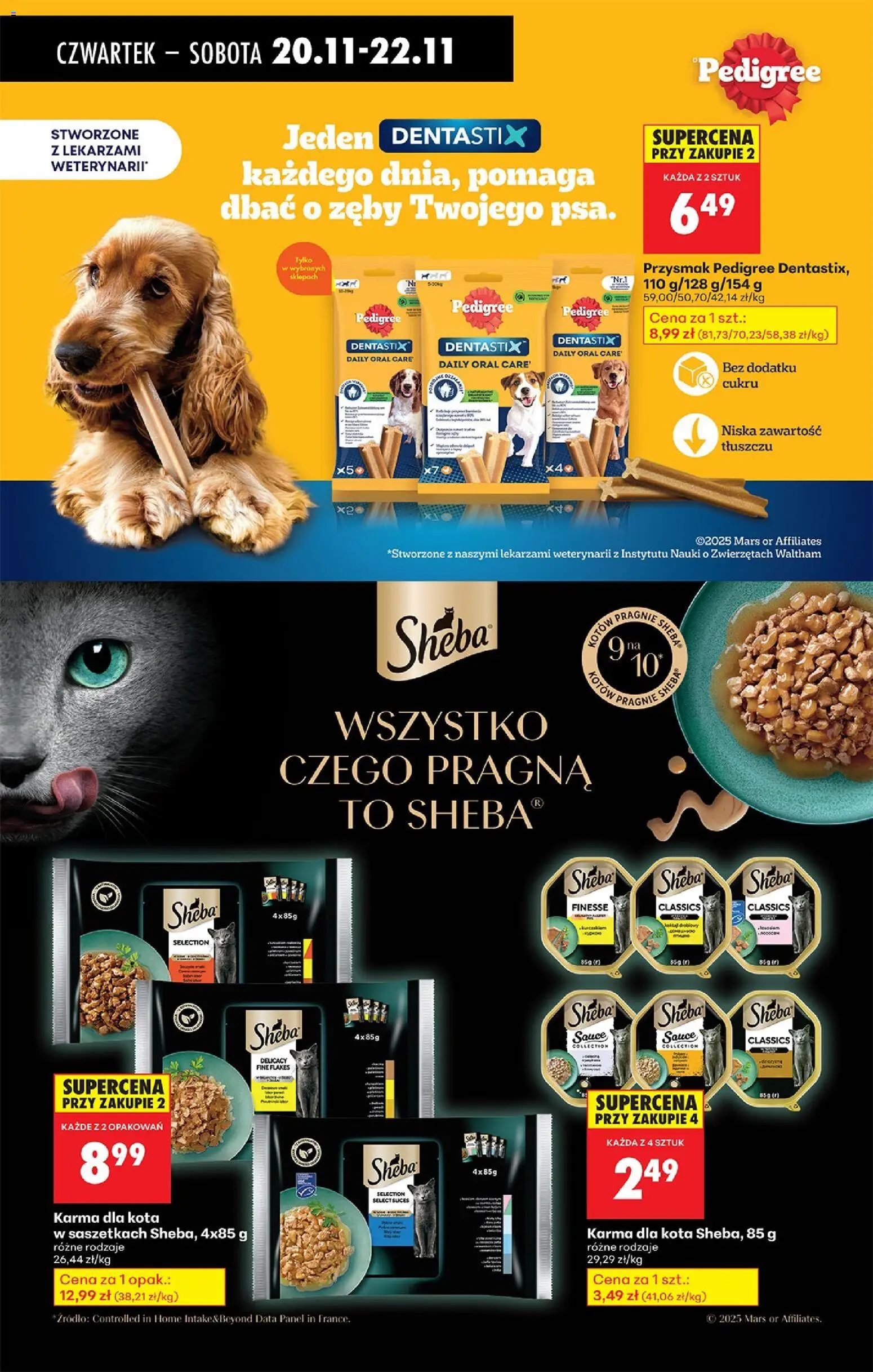Biedronka gazetka - Oferta w tym tygodniu od 20.11.2025 | Strona: 81 | Produkty: Pedigree, Karma dla kota