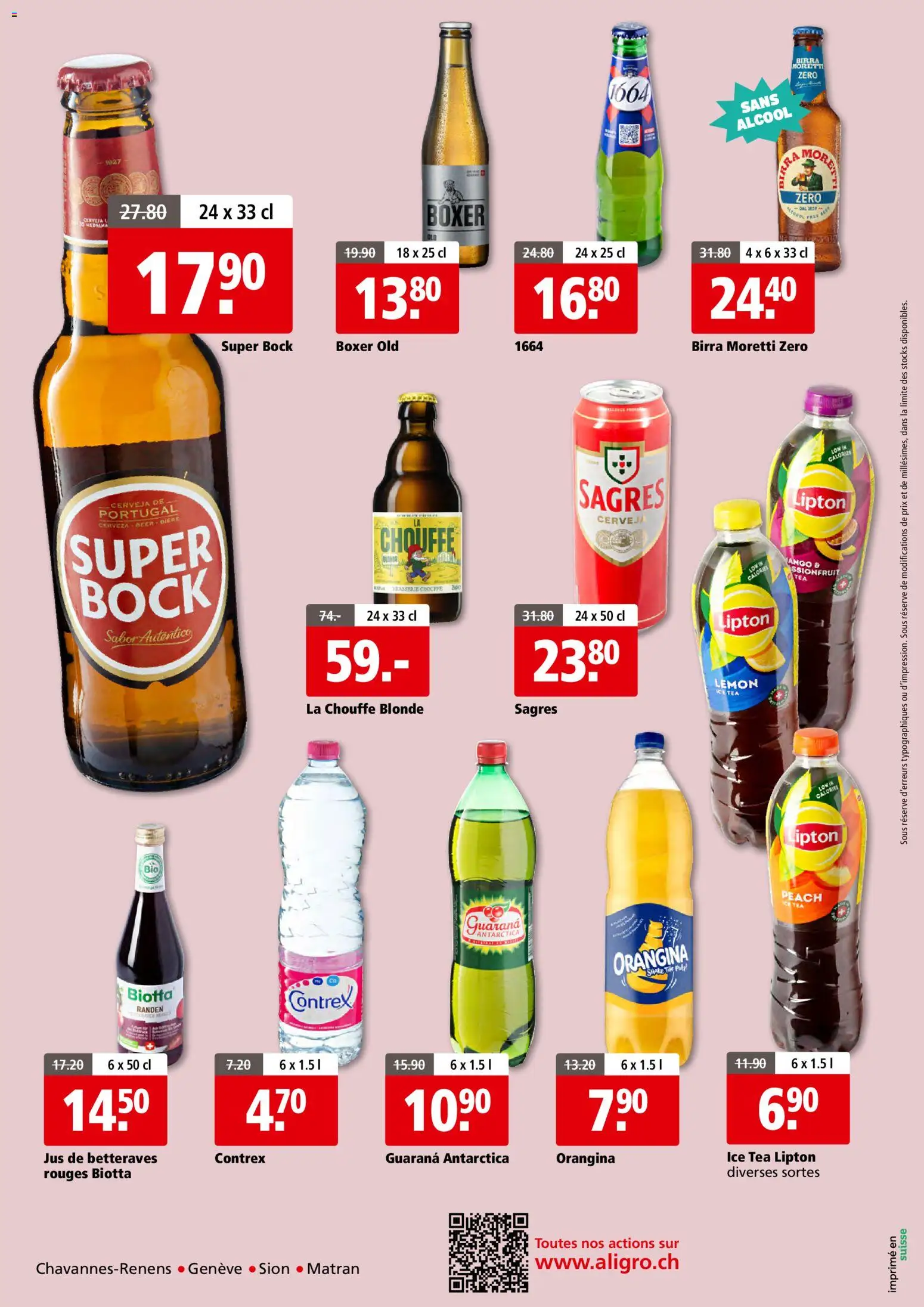 Aligro Aktionen Foire à la Viande Chavannes, Matran, Genève, Sion – gültig ab 23.08.2026 | Seite: 16 | Produkte: Boxer