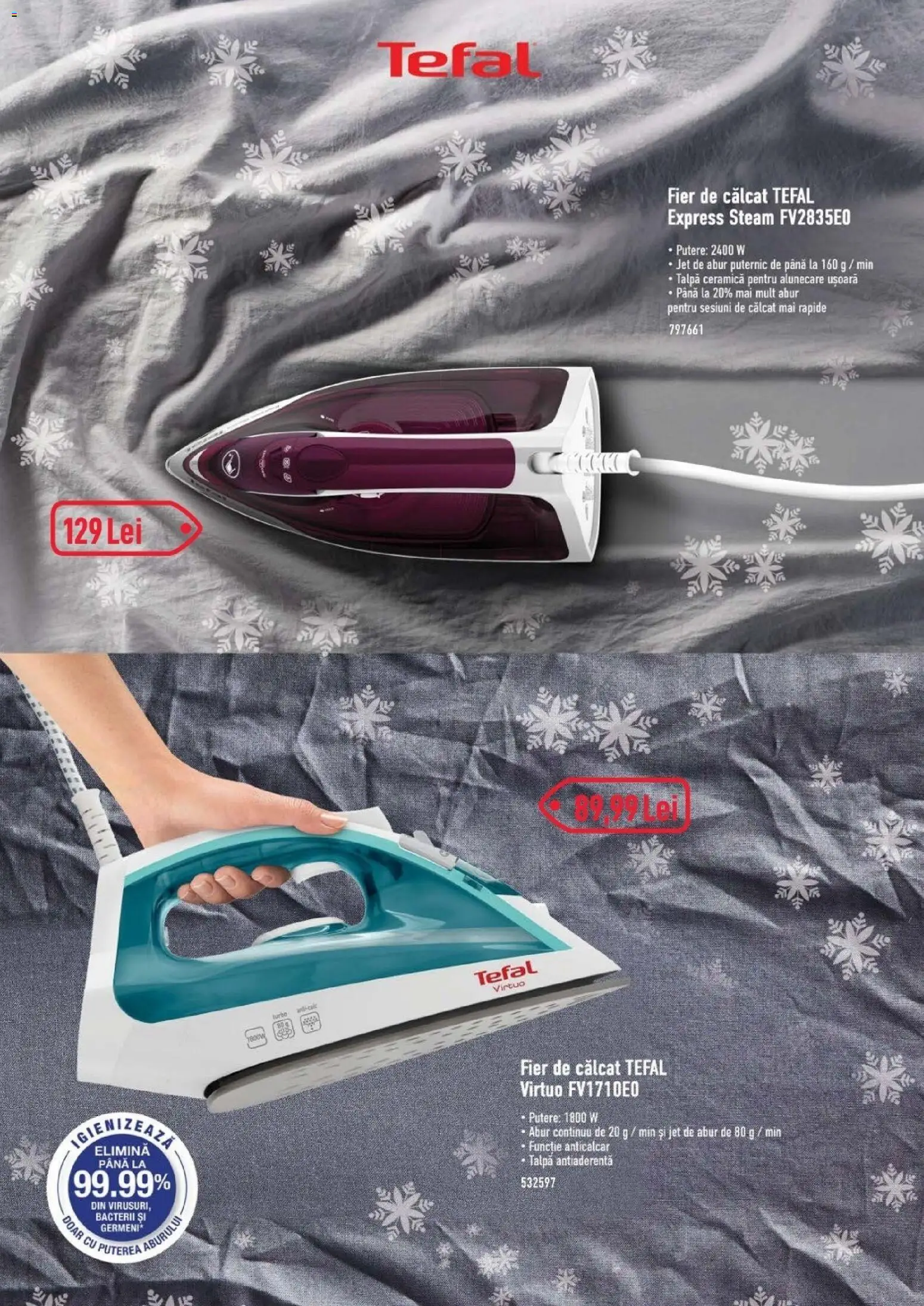 Noul catalog Selgros – valabil de la 24.11.2025 | Pagină: 16 | Produse: Fier de călcat