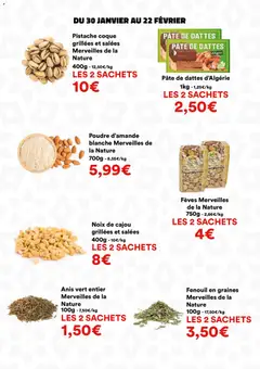 Hmarket - Prévisualisation de Hmarket catalogue valide à partir de 30.01.2026 | Page: 10 | Produits: Dattes, Noix de cajou, Poudre, Noix