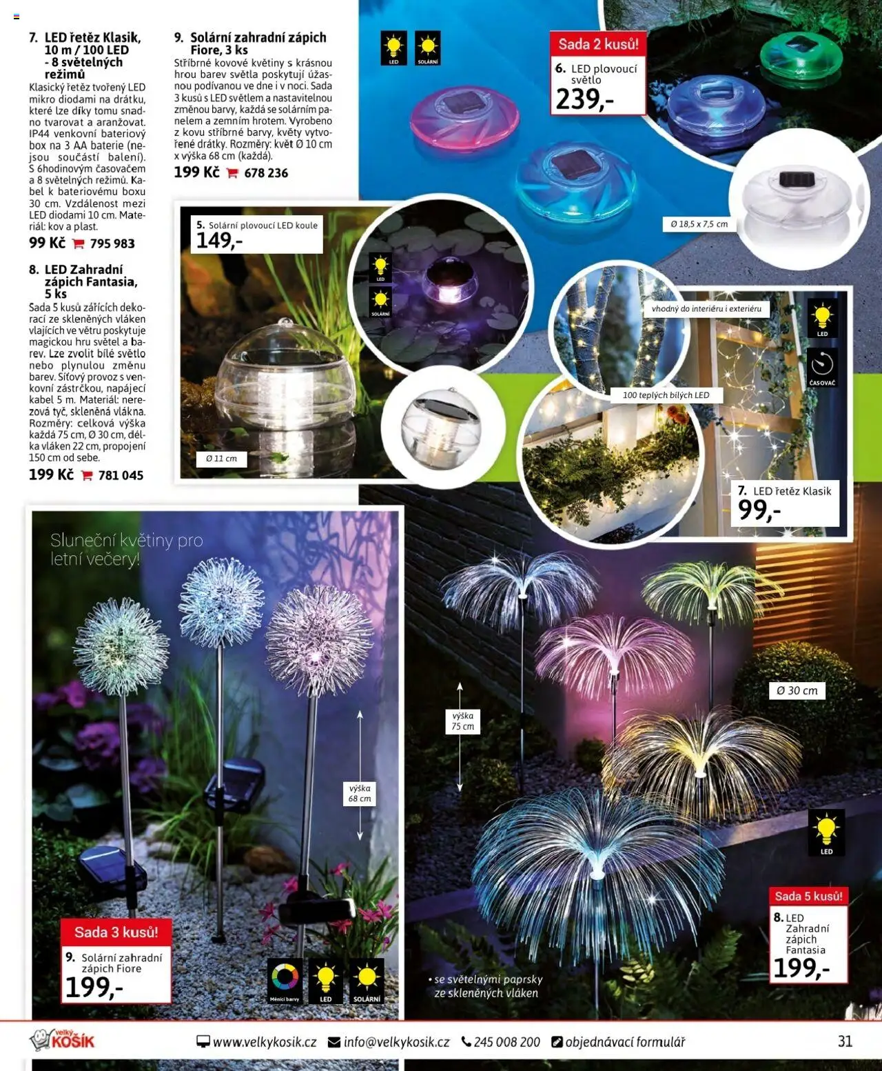Velký Košík katalog - srpen od 01.08.2025 | Strana: 31 | Produkty: Košík, Kabel, Baterie, LED