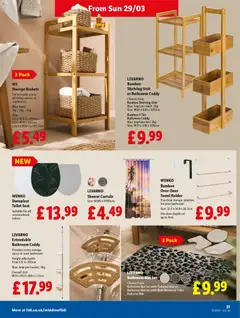 Preview of Lidl - Lidl Weekly valid from 26.03.2026 | Page: 33 | Products: Box, Shower, Basket, Door