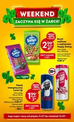 Pogląd oferty "Żabka Gazetka - Weekendowe promocje" - ważna od 11.07.2025