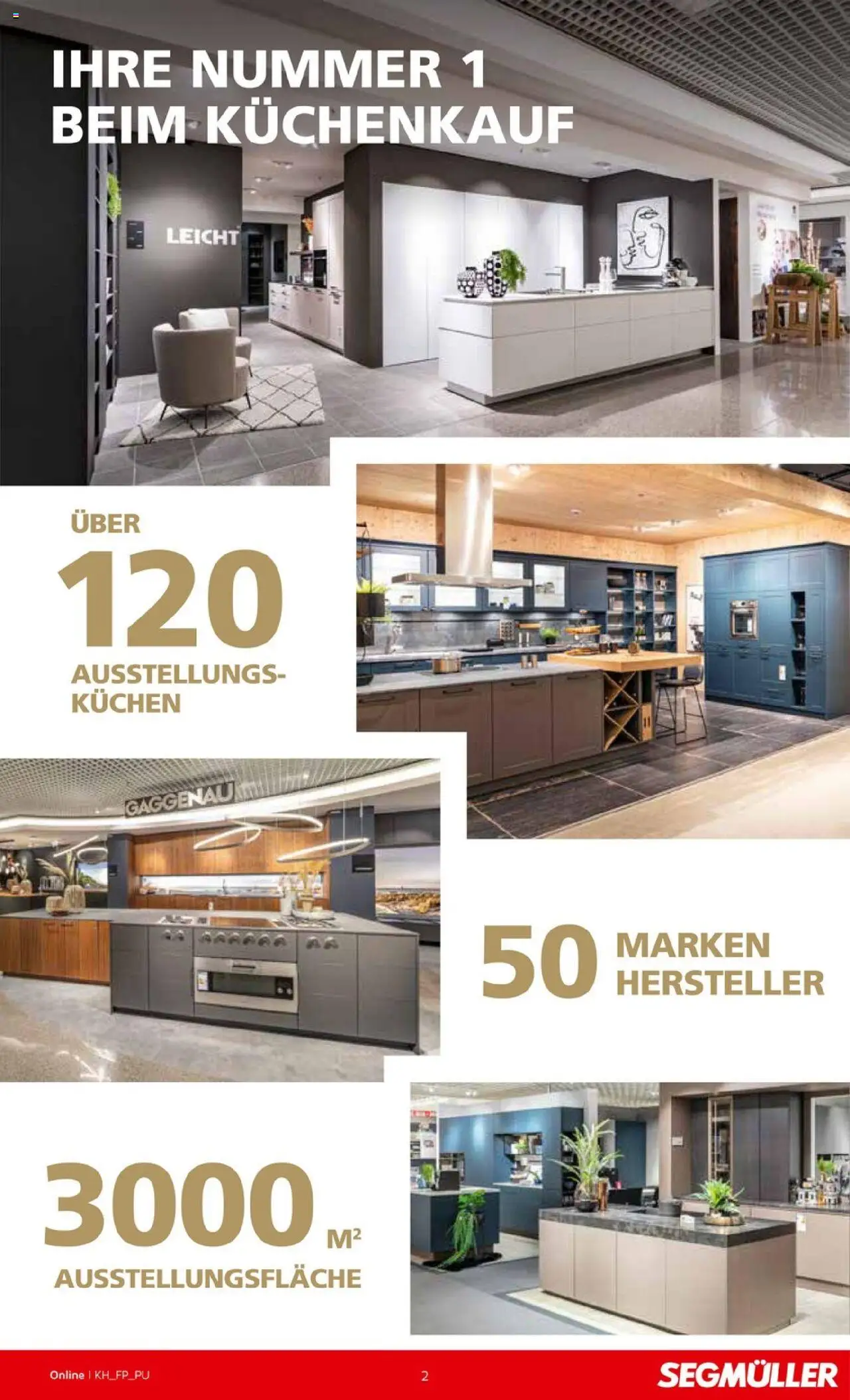 Segmüller Küchenkatalog – gültig ab 16.09.2025 | Seite: 2 | Produkte: Kuchen