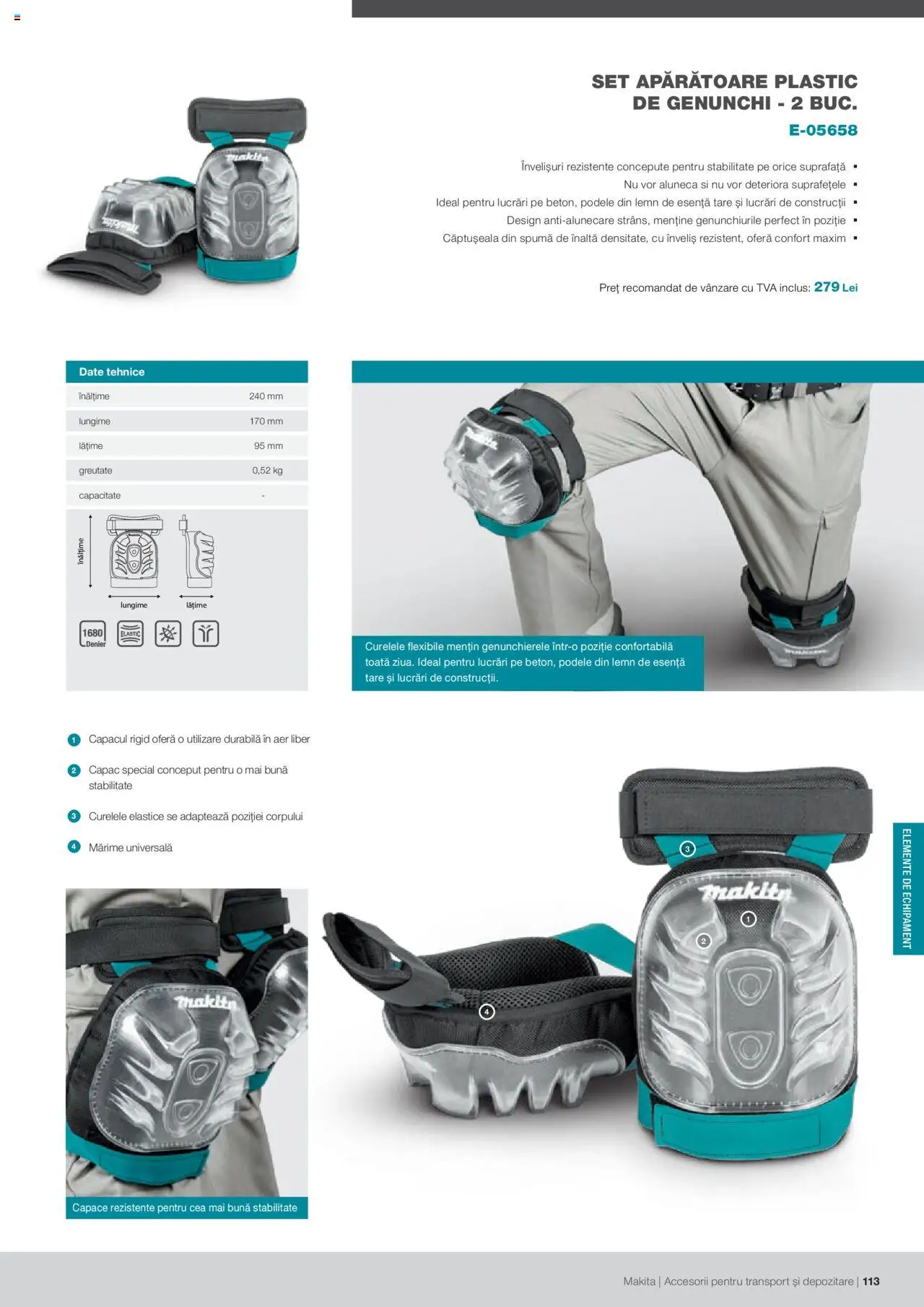 Makita catalog - Accesorii pentru transport si depozitare   – valabil de la 06.09.2021 | Pagină: 113