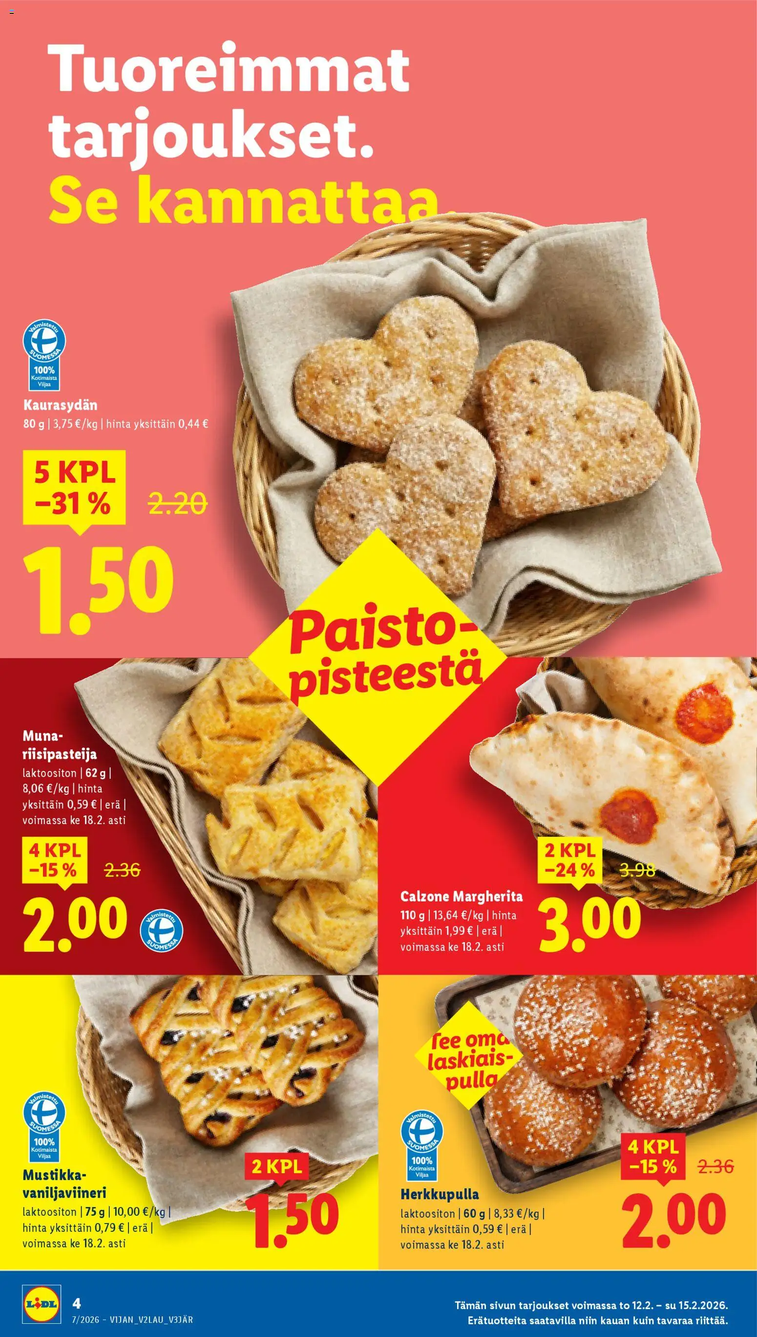 Lidl tarjoukset - Tampere – voimassa 12.02.2026 alkaen | Sivu: 4