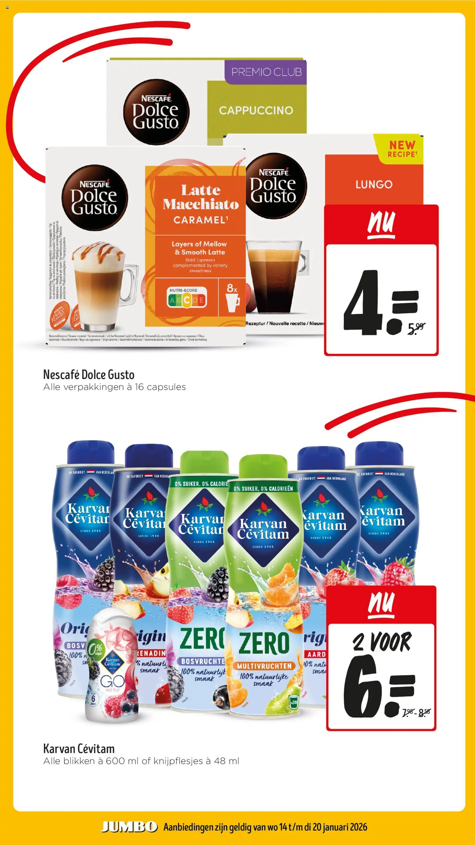 {H1} | Pagina: 15 | Producten: Nescafe, Cappuccino