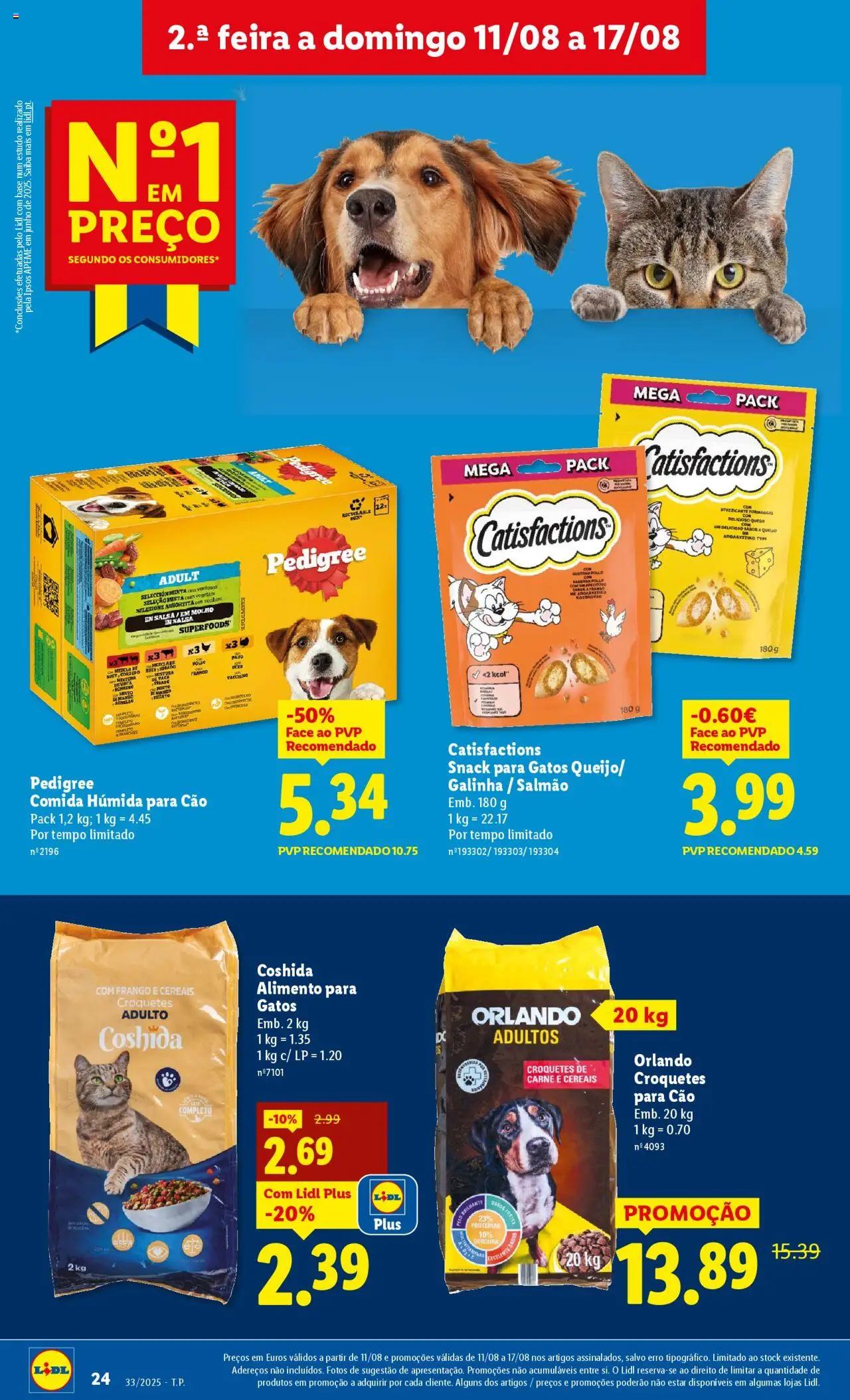 Lidl folheto │ válido de 11.08.2025 | Página: 24 | Produtos: Frango, Salmão, Carne, Cereais