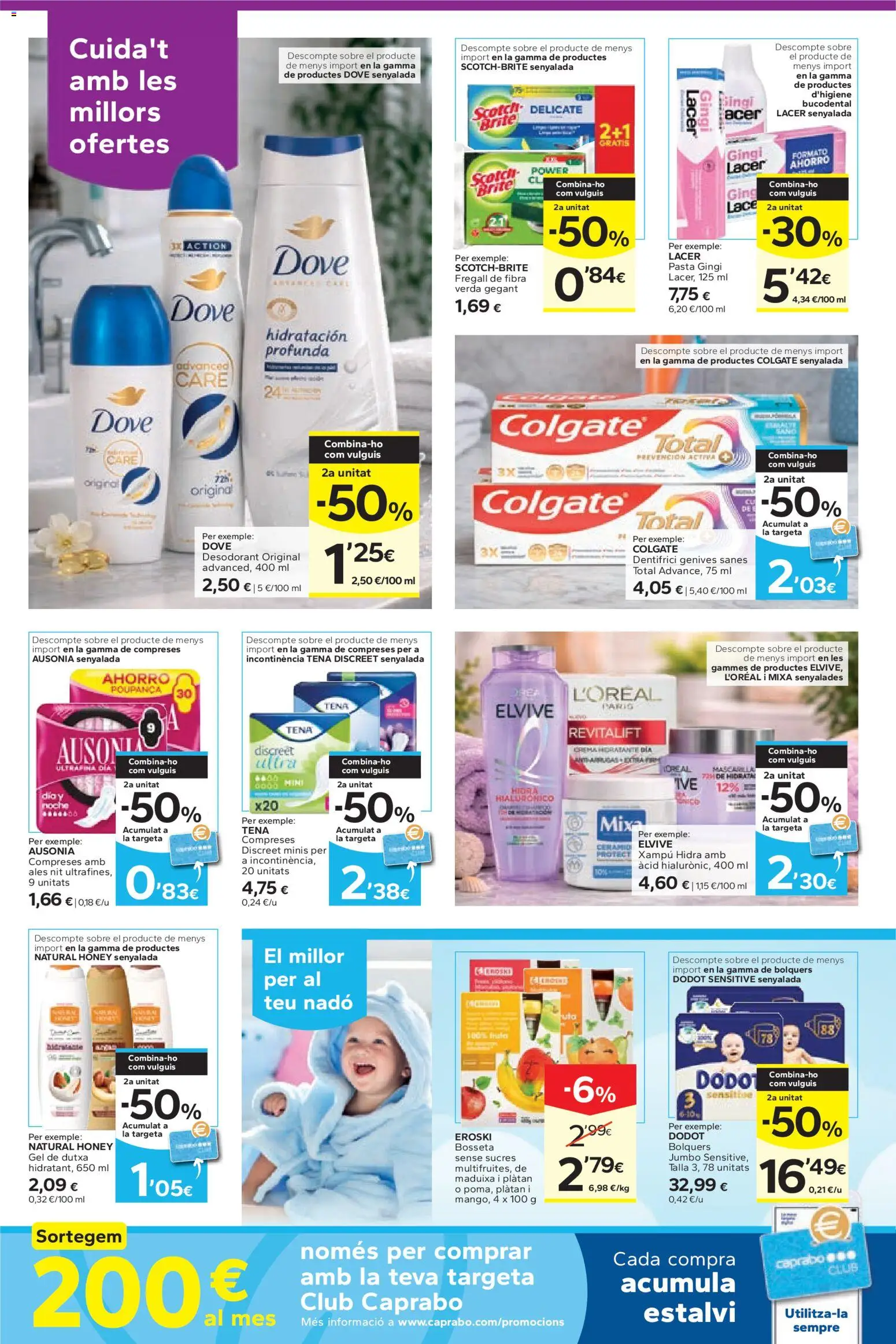 Caprabo folleto │ válido desde el 15.01.2026 | Página: 15 | Productos: Pasta, Crema, Crema hidratante