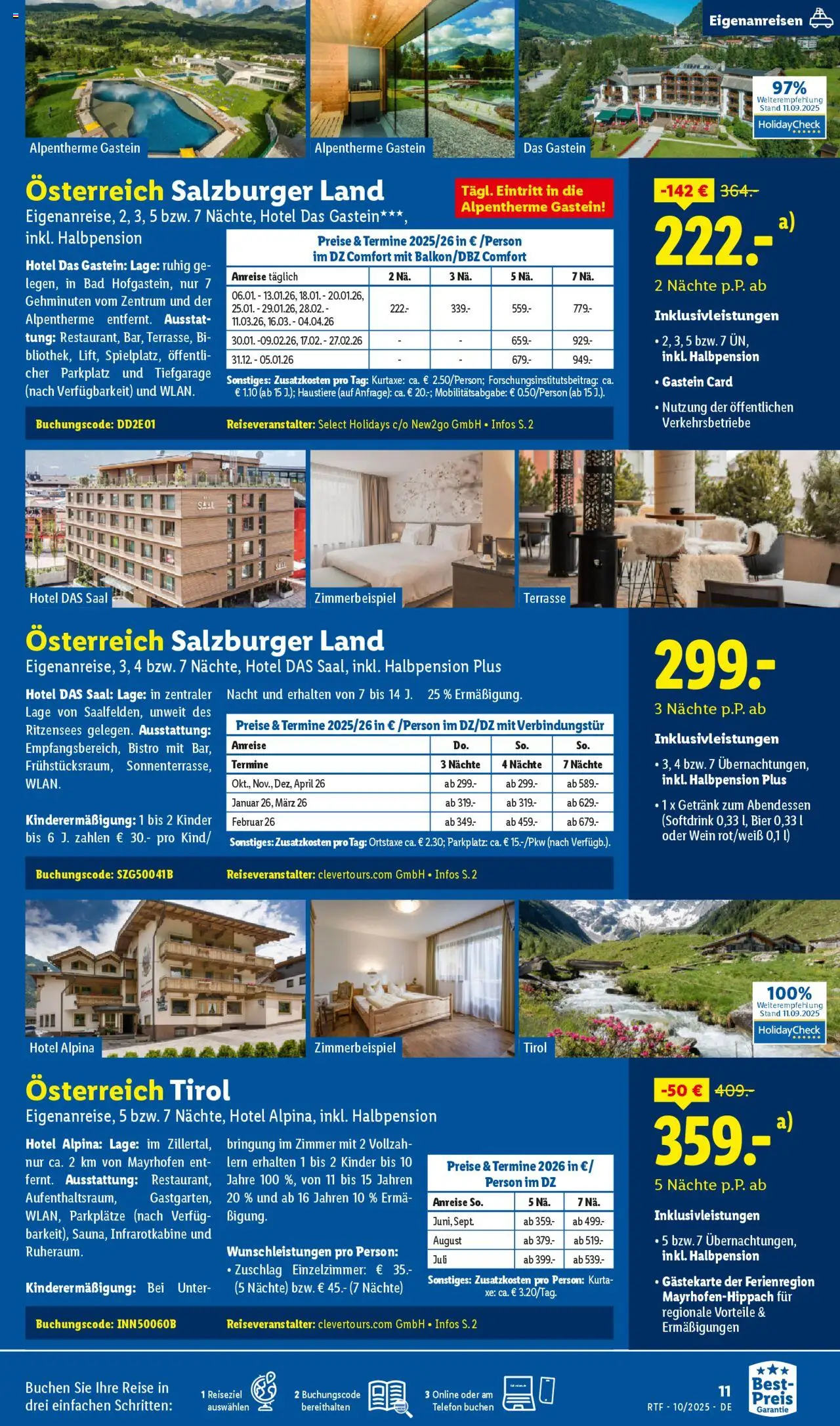 Lidl Reisen Oktober/November Reise-Highlights – gültig ab 13.10.2025 | Seite: 11 | Produkte: Bier, Bad, Wein, Telefon