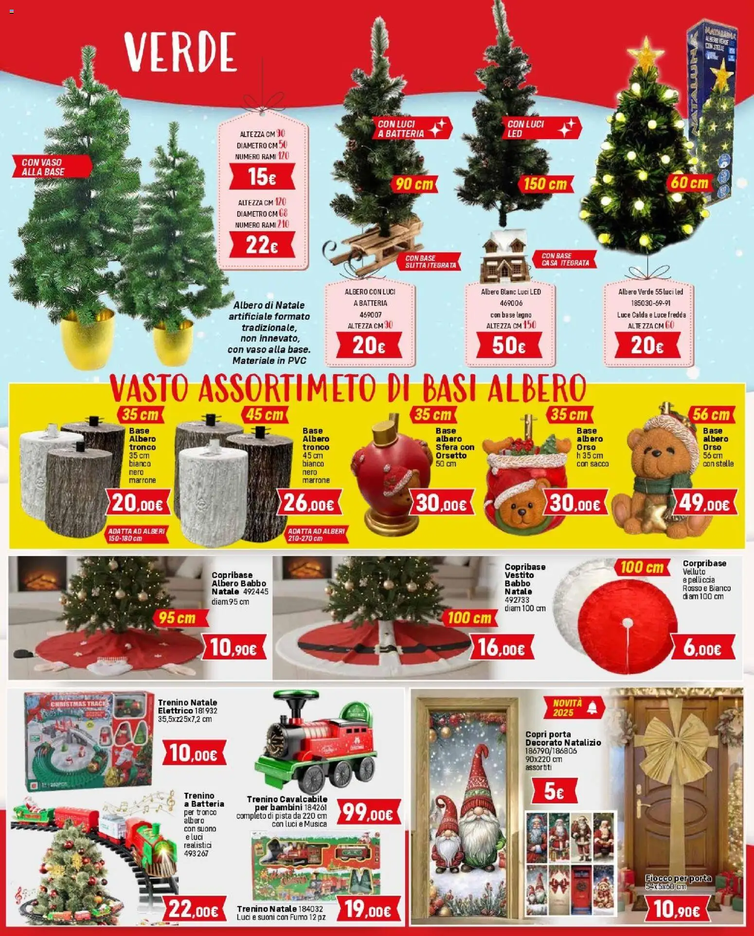 Volantino Orizzonte del 06.11.2025 | Pagina: 5 | Prodotti: Albero di natale, Vestito, Batteria, Vaso