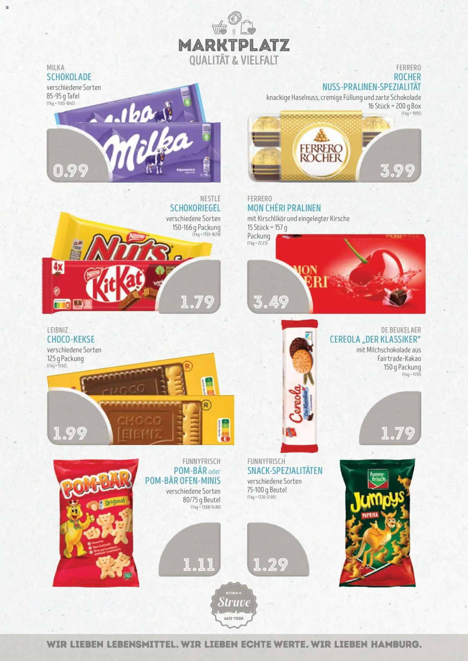 Edeka Struve Prospekt 	 – gültig ab 02.03.2026 | Seite: 12 | Produkte: Schokolade, Box, Milka, Mon cheri