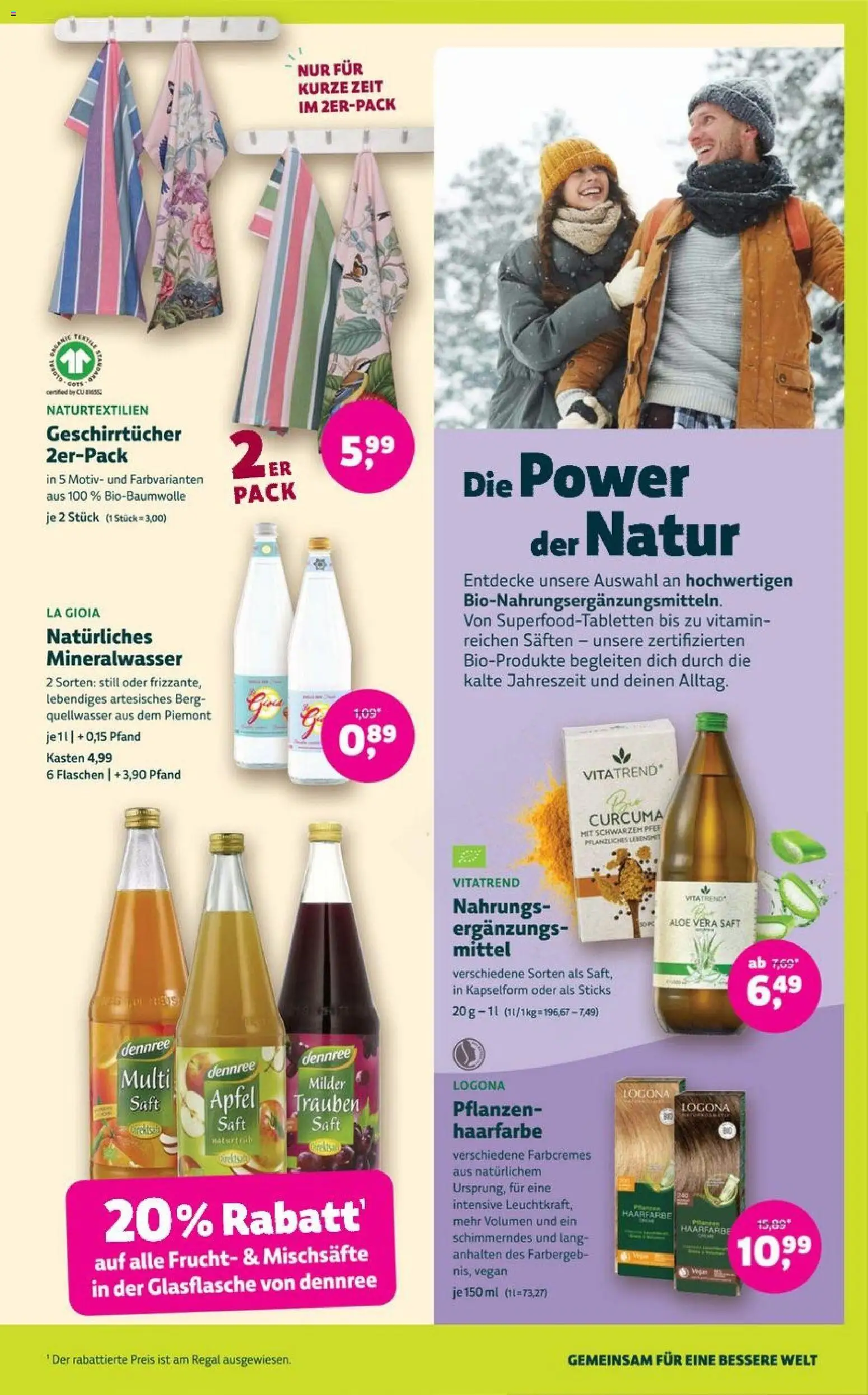 Denns BioMarkt Angebote – gültig ab 11.02.2026 | Seite: 15 | Produkte: Pullover, Leggings