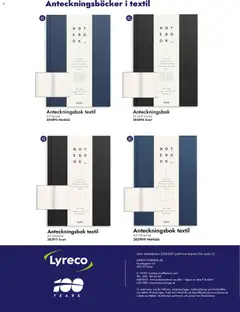 Lyreco - erbjudanden - Förhandsvisning av reklamblad från butik Lyreco aktuell från 01.08.2026 | Sida: 20 | Produkter: Anteckningsbok
