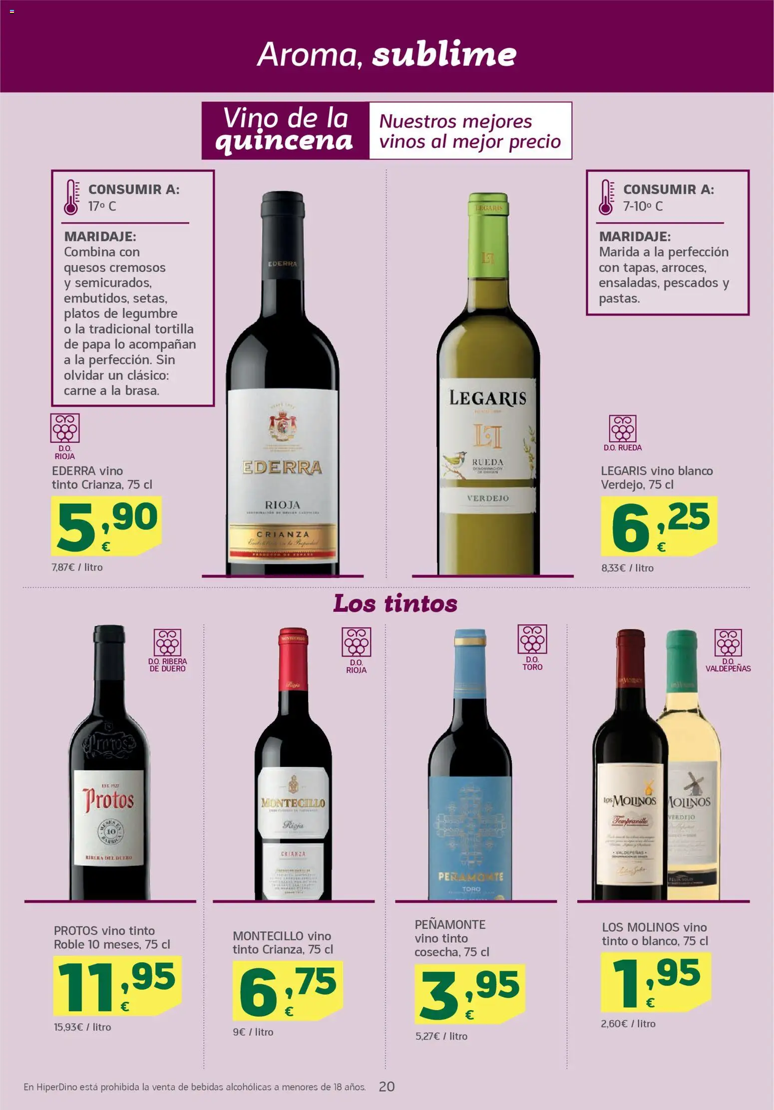 HiperDino folleto │ válido desde el 11.11.2025 | Página: 20 | Productos: Vino