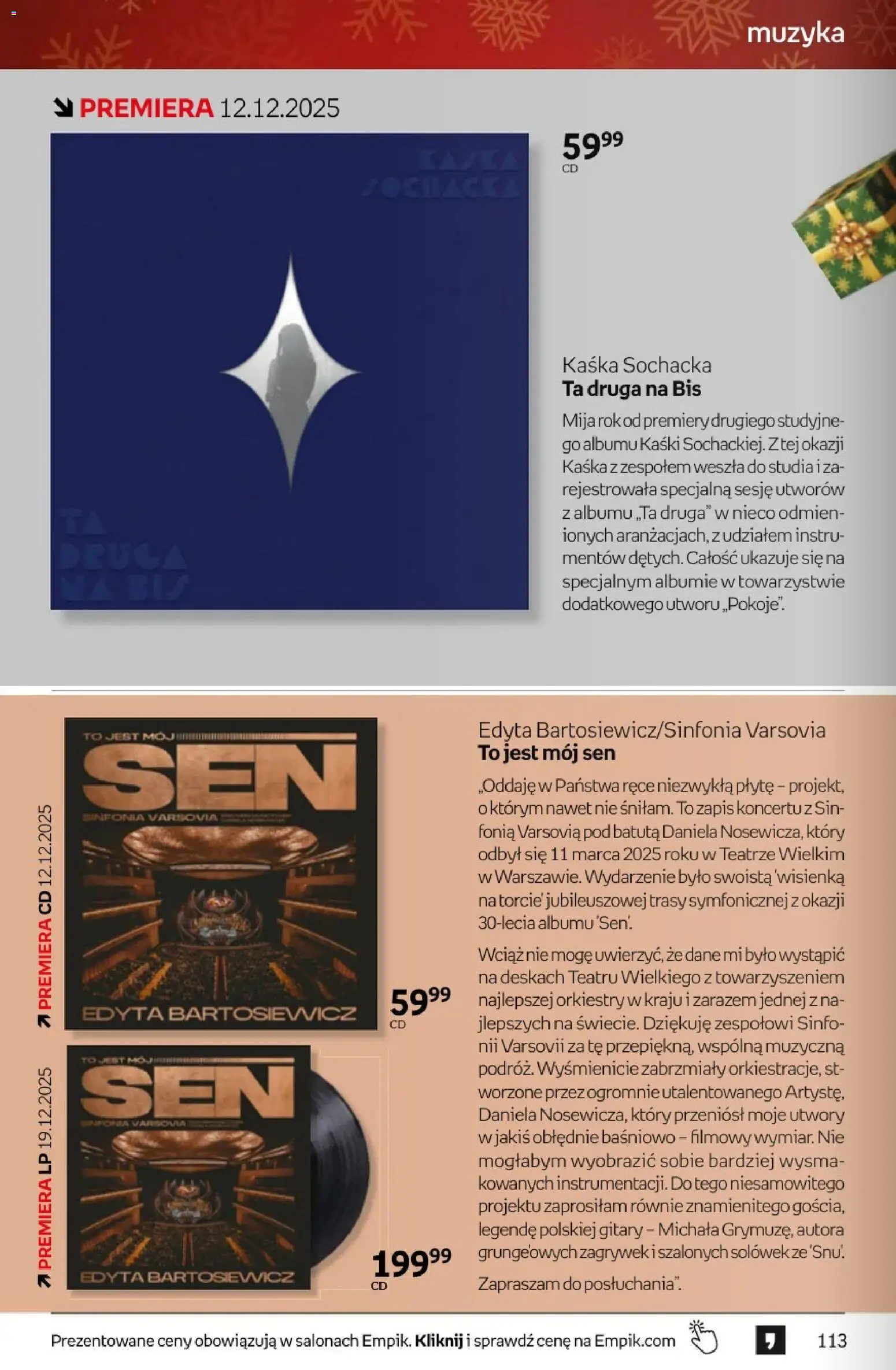 Empik promocje - Tom kultury Muzyka od 10.12.2025 | Strona: 4