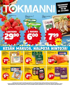 Katso Tokmanni Ruokatarjoukset voimassa alkaen 24.07.2025