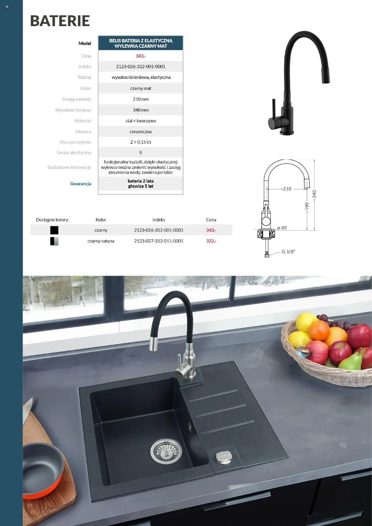 Salony Agata Gazetka - Alveus Armatura od 01.09.2025 | Strona: 2 | Produkty: Baterie, Bateria