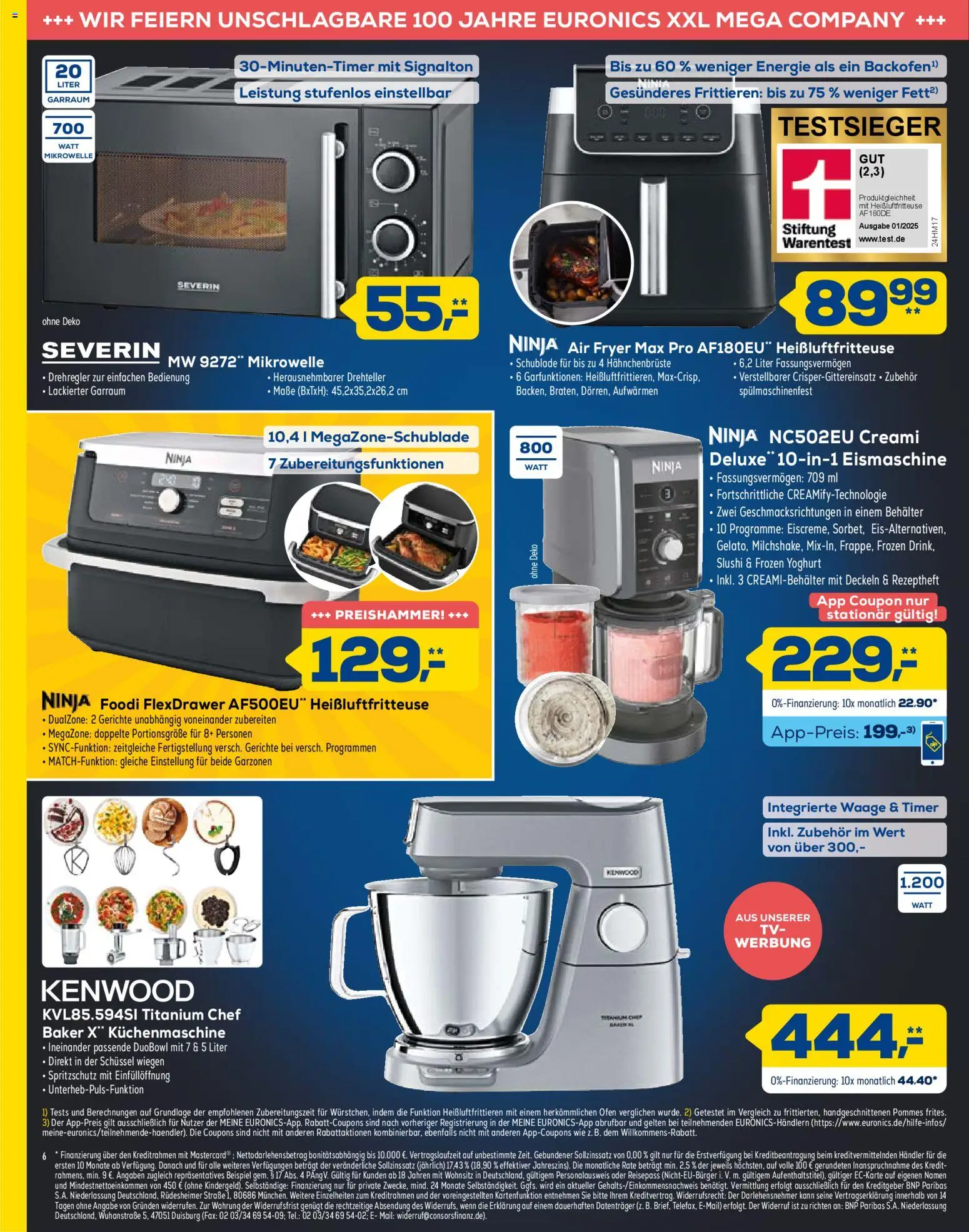 Euronics - Black Friday – gültig ab 26.11.2025 | Seite: 6 | Produkte: Ofen, Mikrowelle, Pommes, Heißluftfritteuse