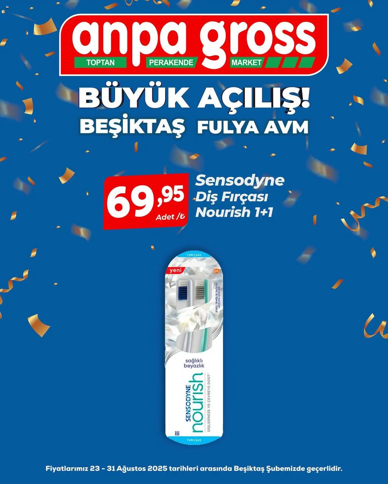 Anpa Gross Büyük Açılış - 23.08.2025 tarihinden itibaren geçerlidir | Sayfa: 77 | Ürünler: Diş fırçası