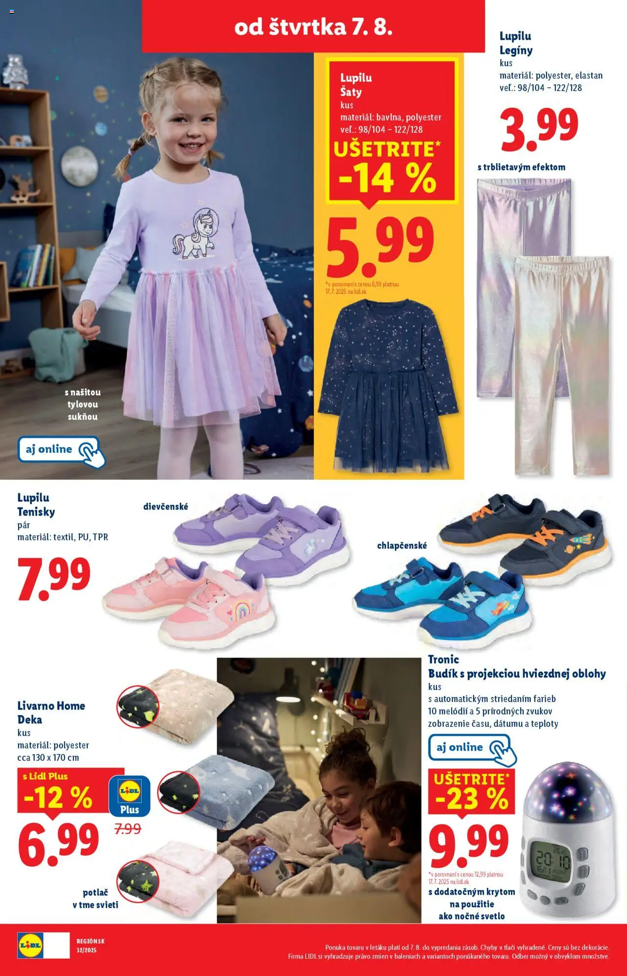 Lidl leták │ platný od 04.08.2025 | Strana: 88 | Produkty: Nočné svetlo, Svetlo