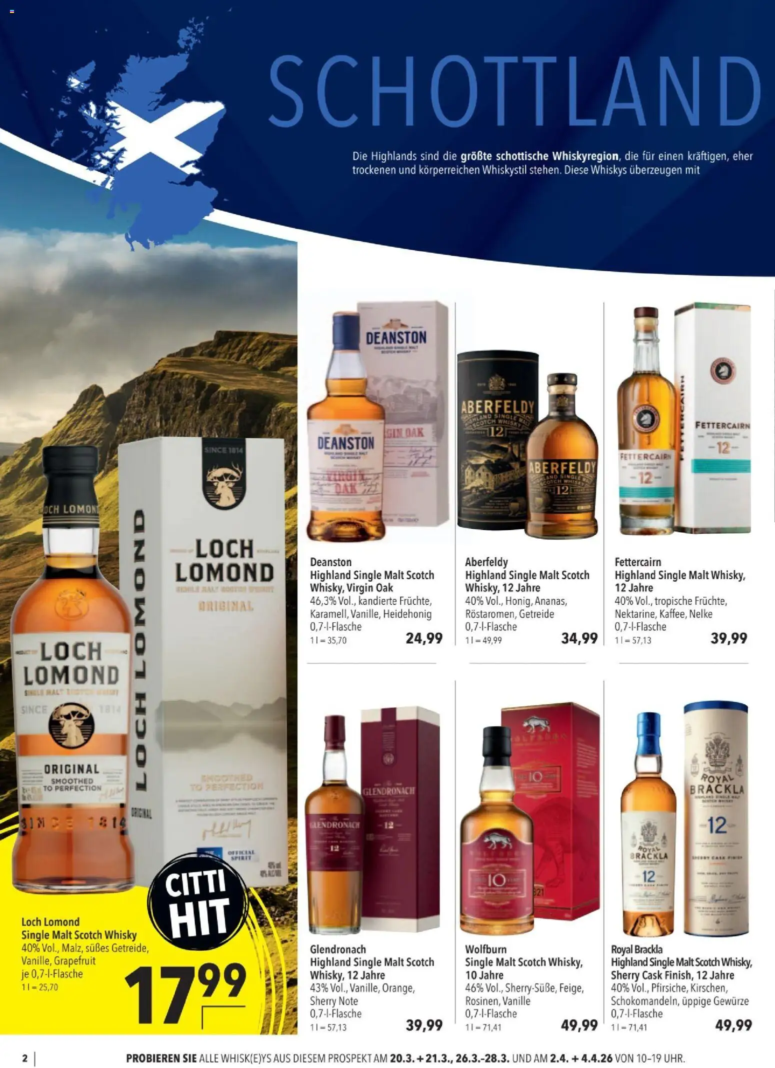CITTI tilbudsavis – gyldig fra 18.03.2026 | Side: 2 | Produkter: Gin, Whisky