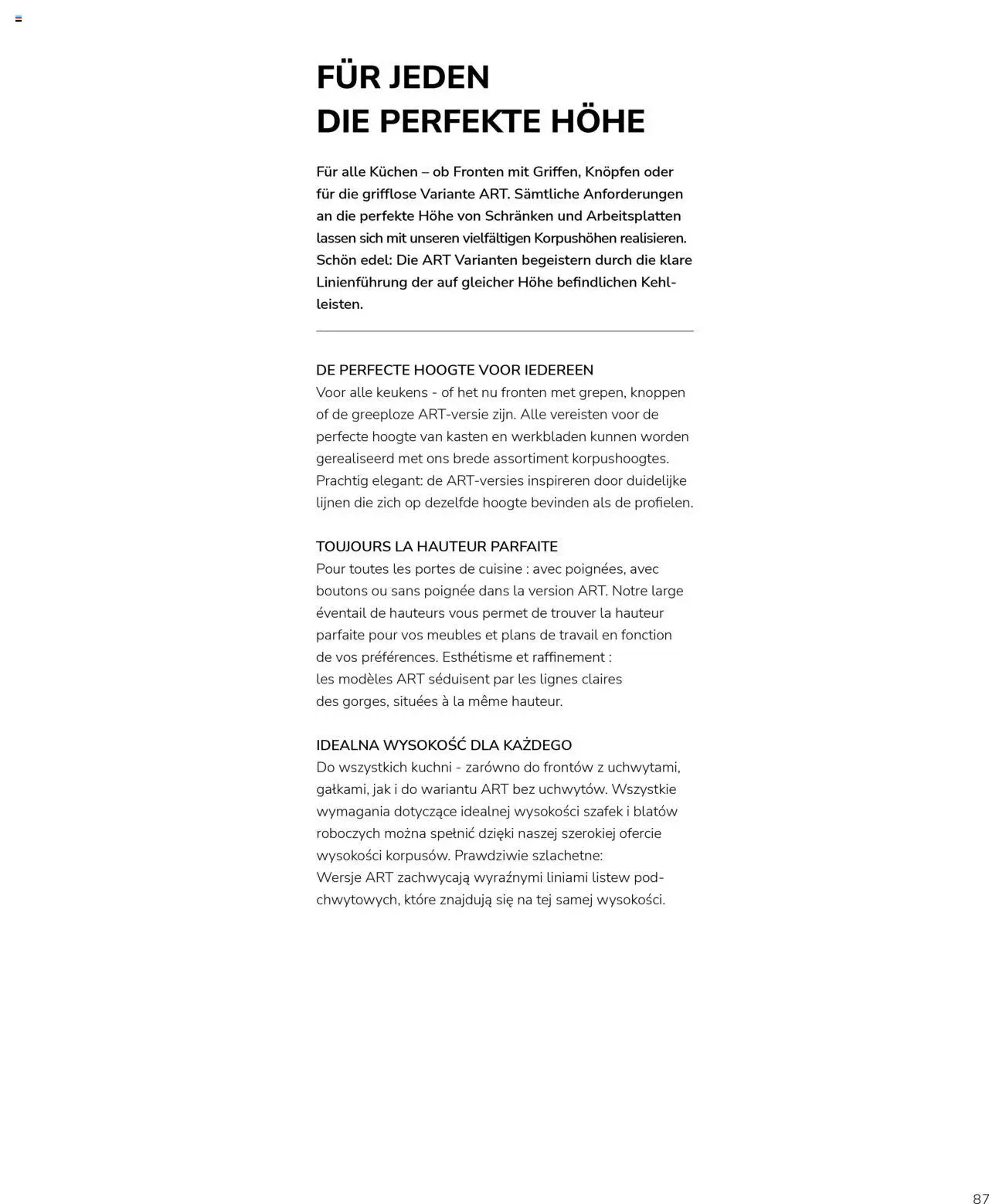 Ostermann Impressa Küchenmagazin – gültig ab 26.05.2025 | Seite: 87 | Produkte: Kuchen