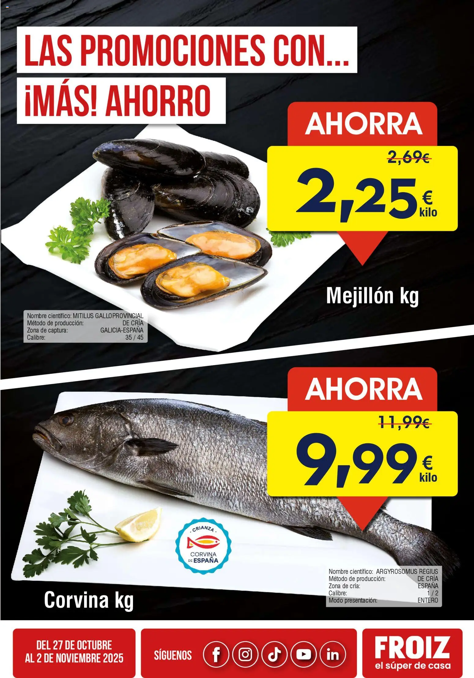 Froiz Oferta semanal │ válido desde el 27.10.2025 | Página: 2