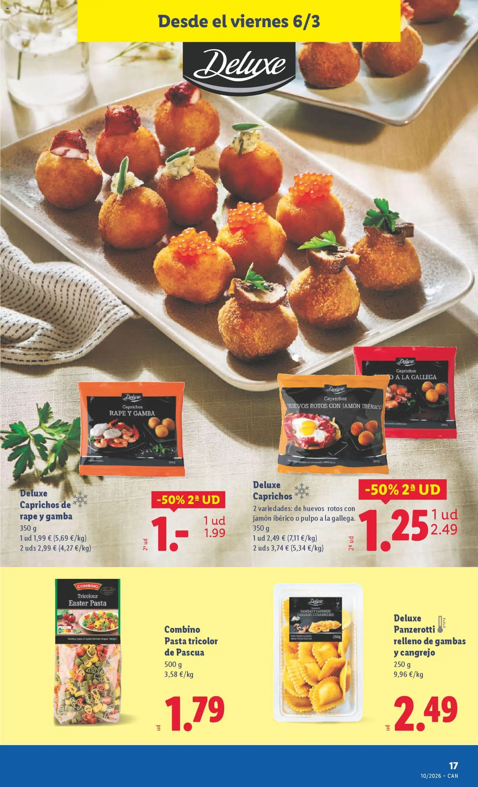 Lidl folleto │ válido desde el 02.03.2026 | Página: 37 | Productos: Jamón ibérico, Jamón, Pasta, Gamba