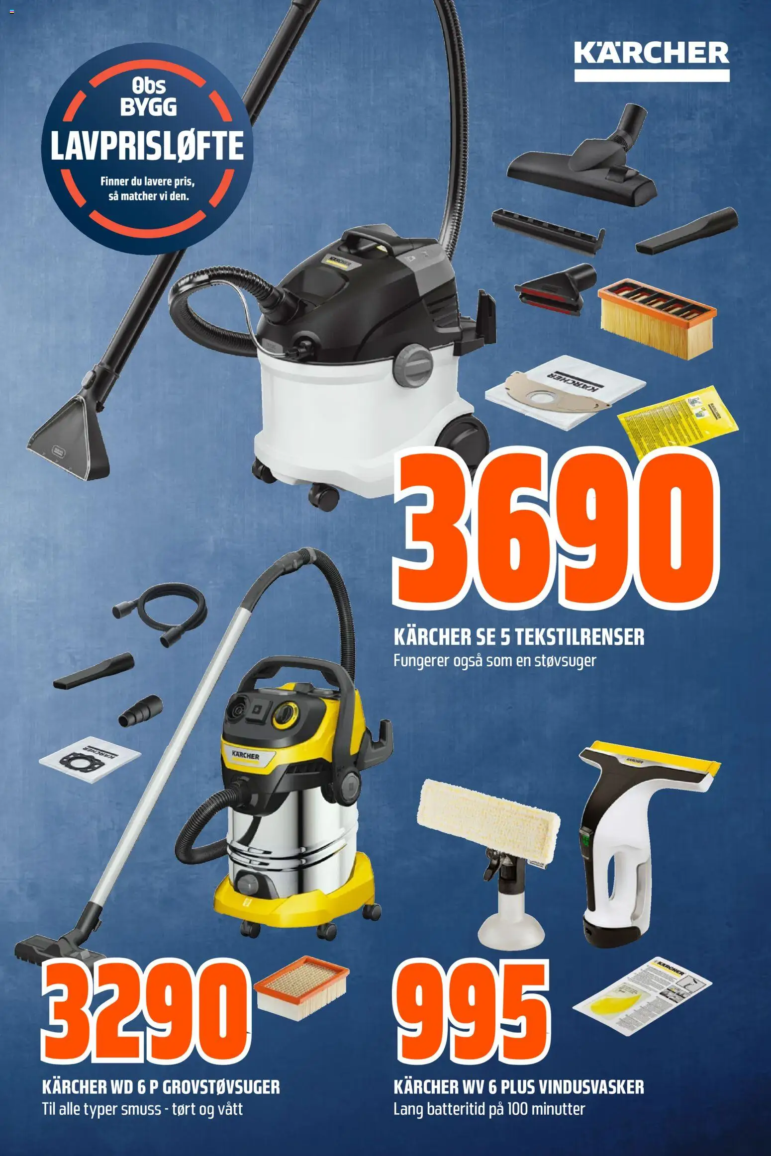 {H1} | Side: 7 | Produkter: Vindusvasker, Støvsuger